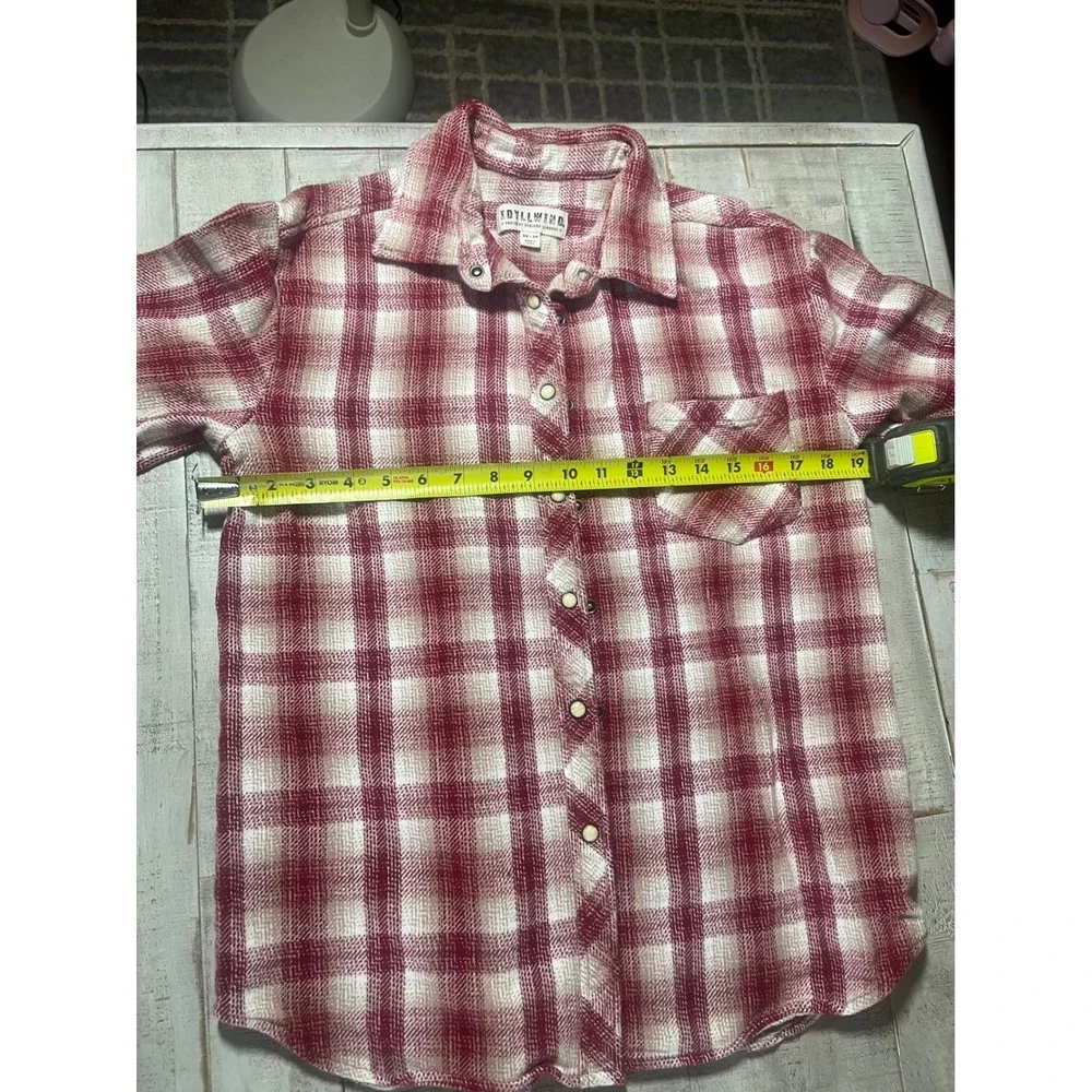 Idyllwind Miranda Lambert Women's XS/TP Red Plaid Flannel Shirt Button Down - Picture 4 of 5